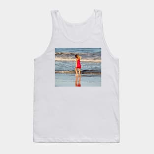 Little Girl On The Beach Tank Top